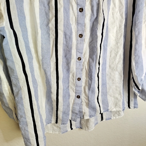 Anthropologie the Korner Castello Striped Tunic top sz S - Picture 4 of 9